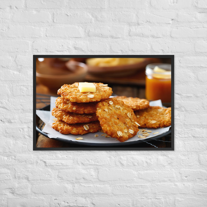 Anzac Biscuits Framed poster 🤤 from Yumify.AI