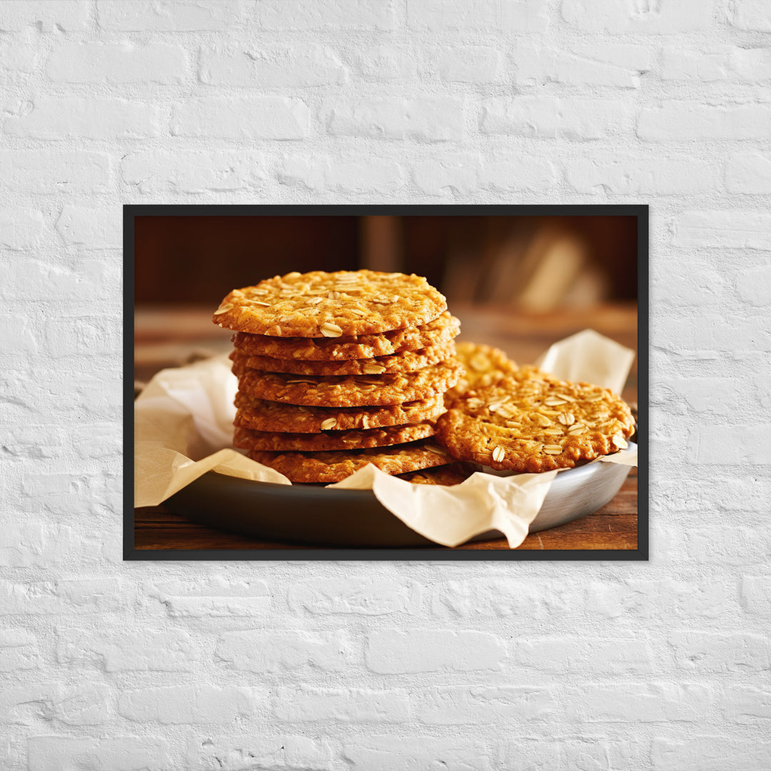 Anzac Biscuits Framed poster 🤤 from Yumify.AI