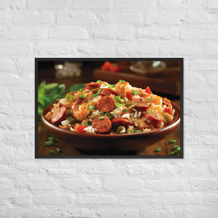 Jambalaya Framed poster 🤤 from Yumify.AI