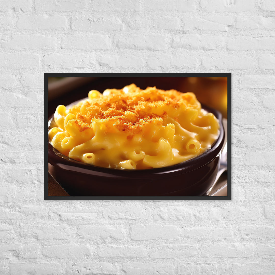 Macaroni and Cheese Framed poster 🤤 from Yumify.AI