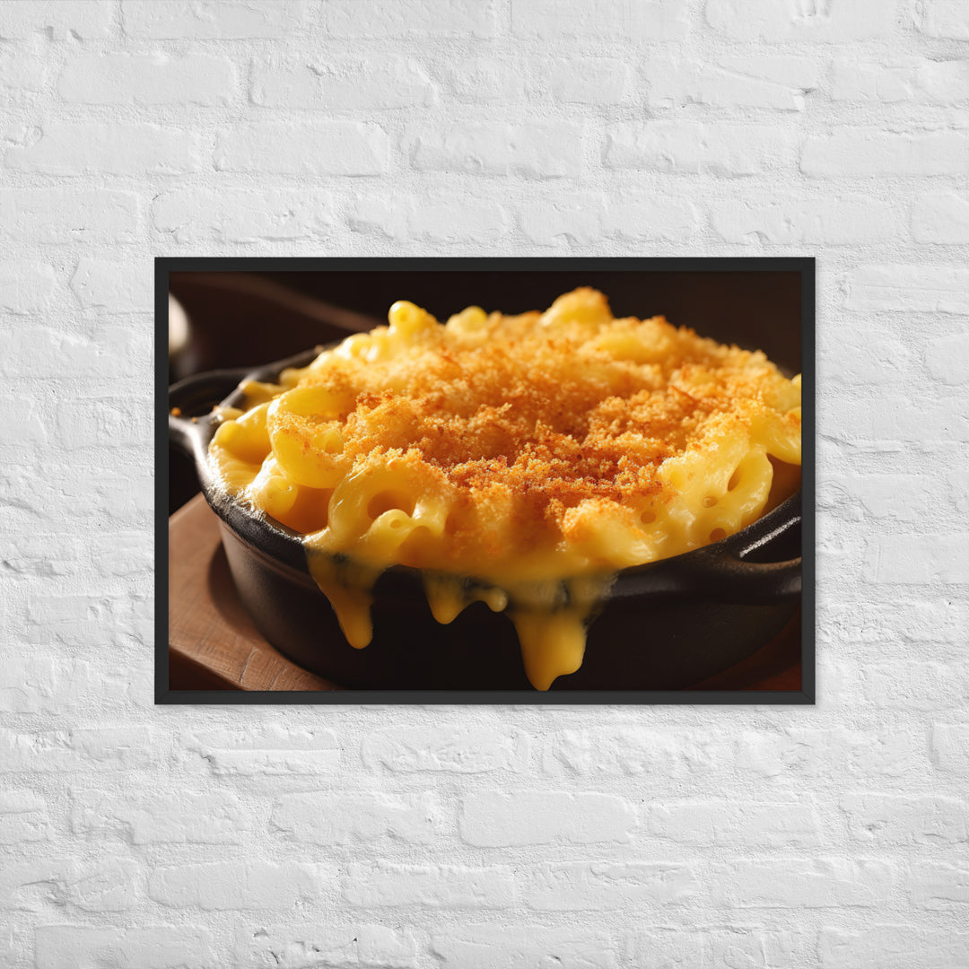 Macaroni and Cheese Framed poster 🤤 from Yumify.AI