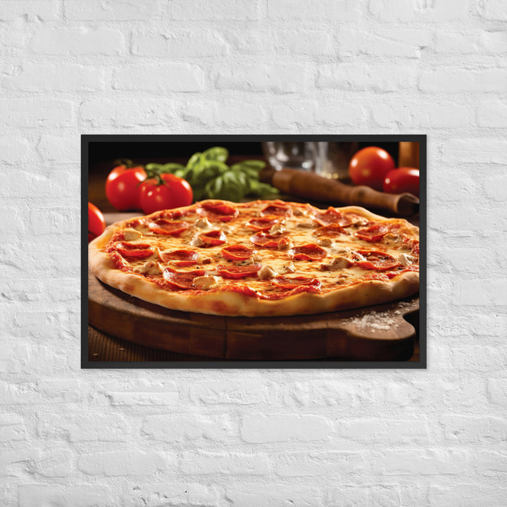 Pizza Framed poster 🤤 from Yumify.AI