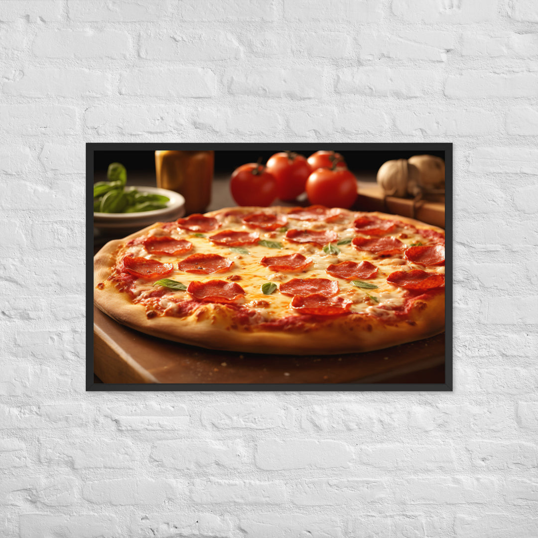 Pizza Framed poster 🤤 from Yumify.AI