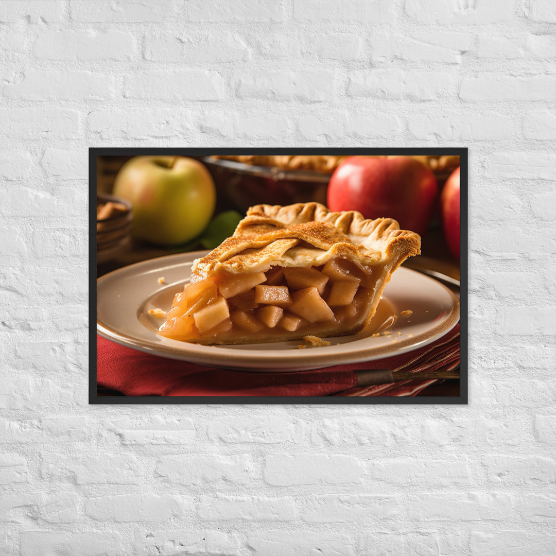 Apple Pie Framed poster 🤤 from Yumify.AI