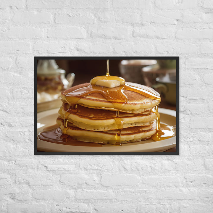 Pancakes Framed poster 🤤 from Yumify.AI