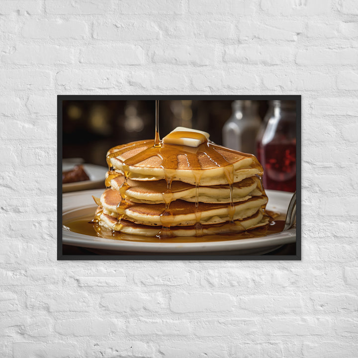 Pancakes Framed poster 🤤 from Yumify.AI