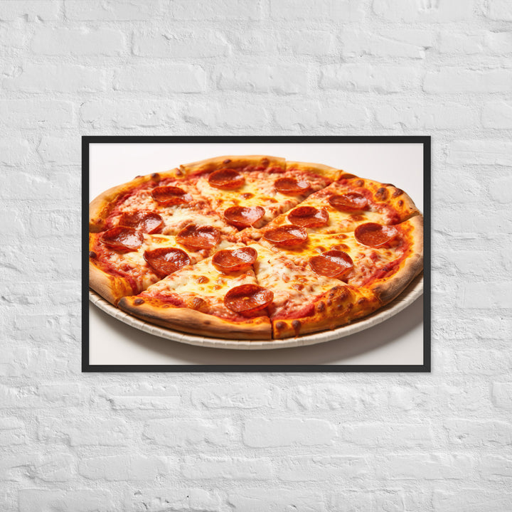 New York style Pizza Framed poster 🤤 from Yumify.AI