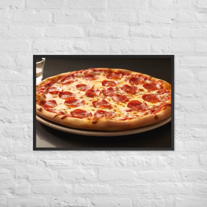 New York style Pizza Framed poster 🤤 from Yumify.AI