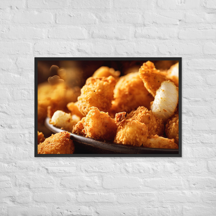 Popcorn Chicken Framed poster 🤤 from Yumify.AI