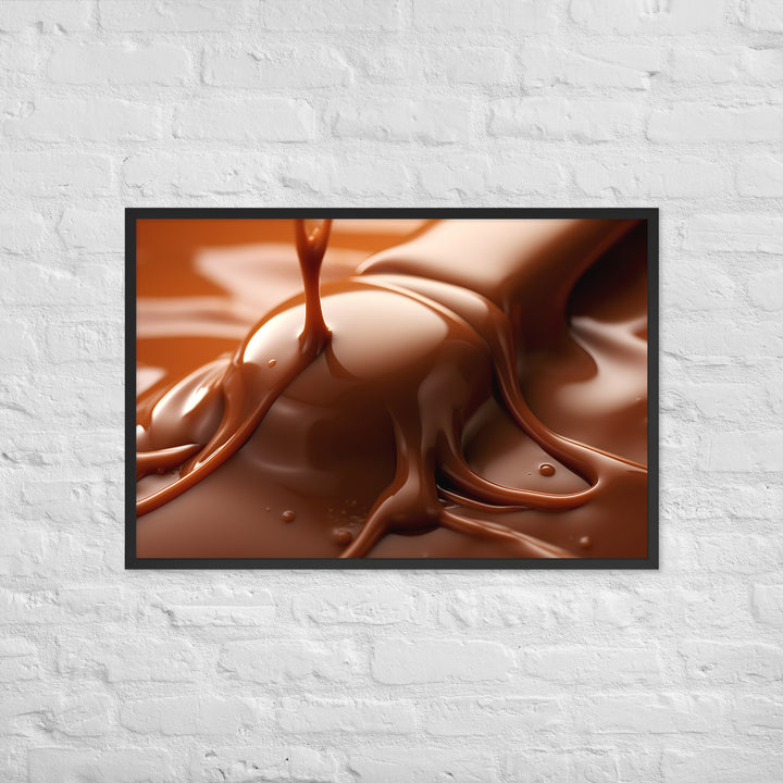 Milk Chocolate Framed poster 🤤 from Yumify.AI