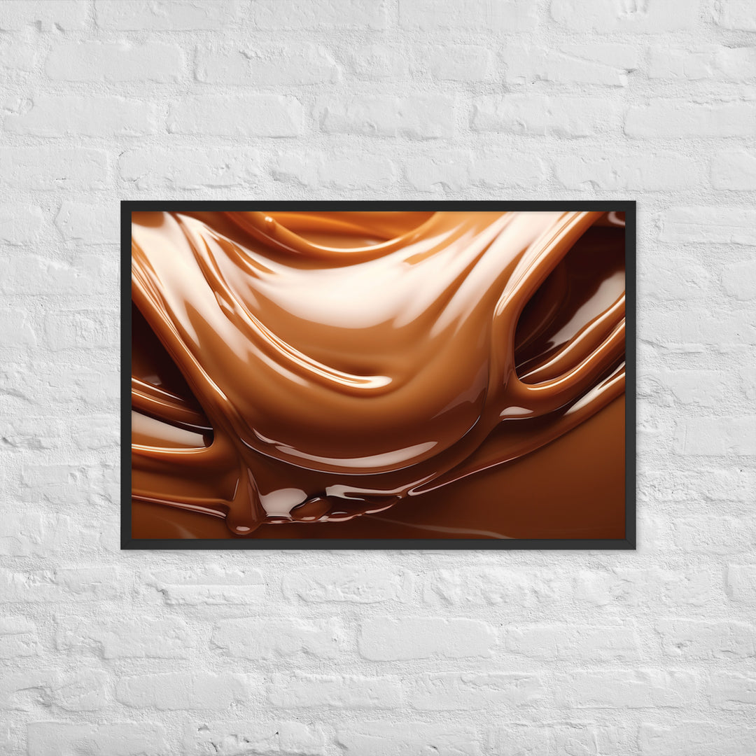 Milk Chocolate Framed poster 🤤 from Yumify.AI