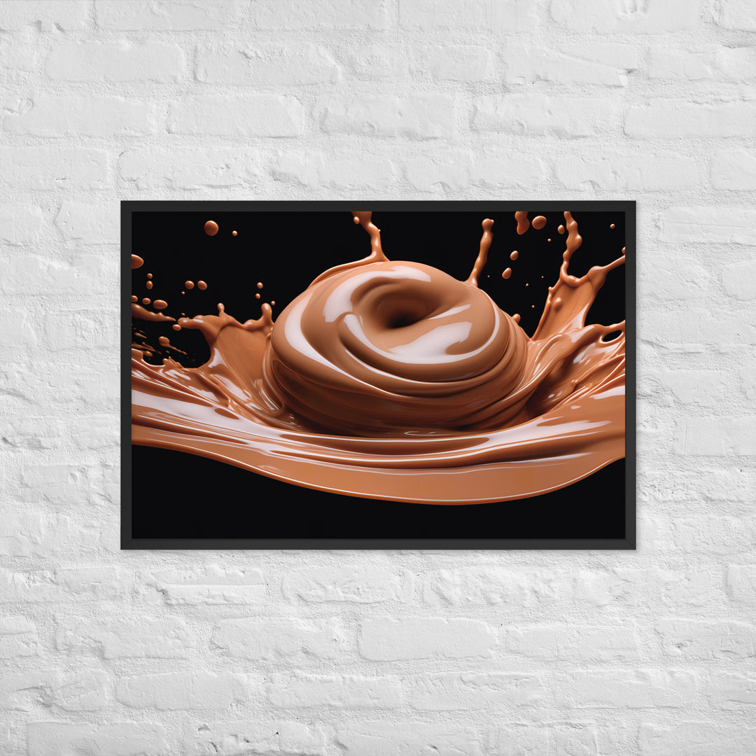 Milk Chocolate Framed poster 🤤 from Yumify.AI