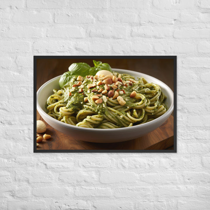 Pesto Pasta Framed poster 🤤 from Yumify.AI