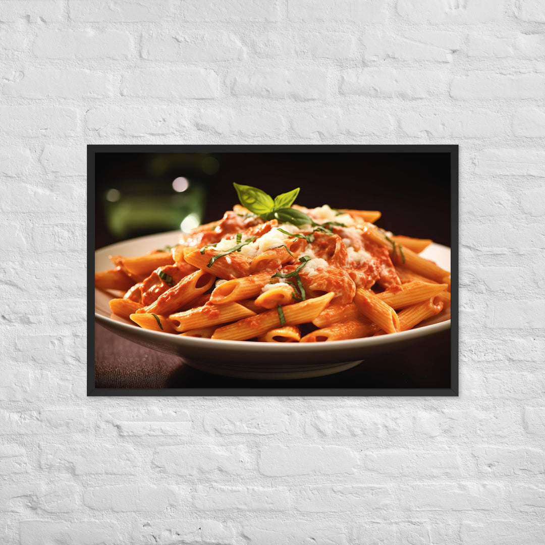 Penne alla Vodka Framed poster 🤤 from Yumify.AI