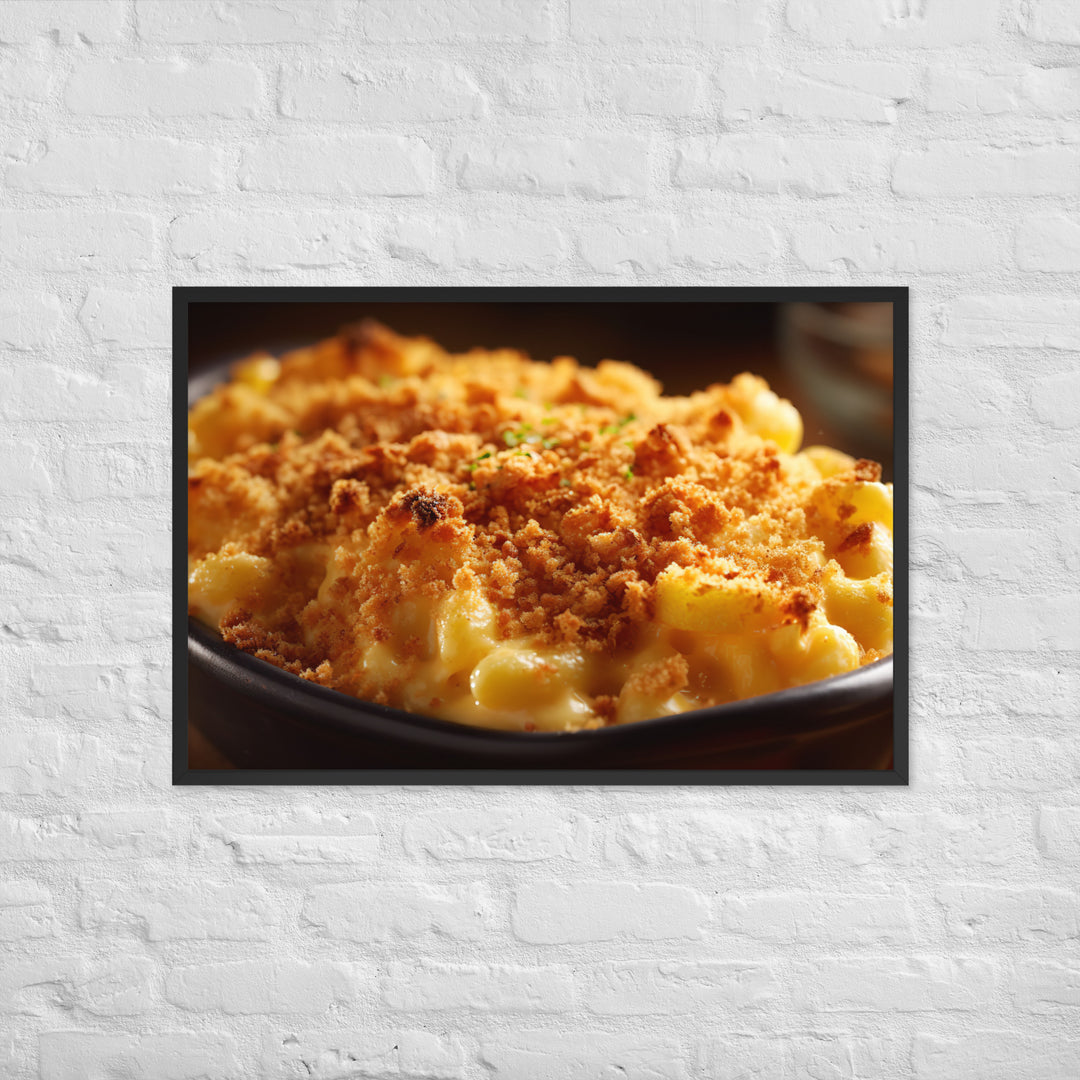 Macaroni and Cheese Framed poster 🤤 from Yumify.AI