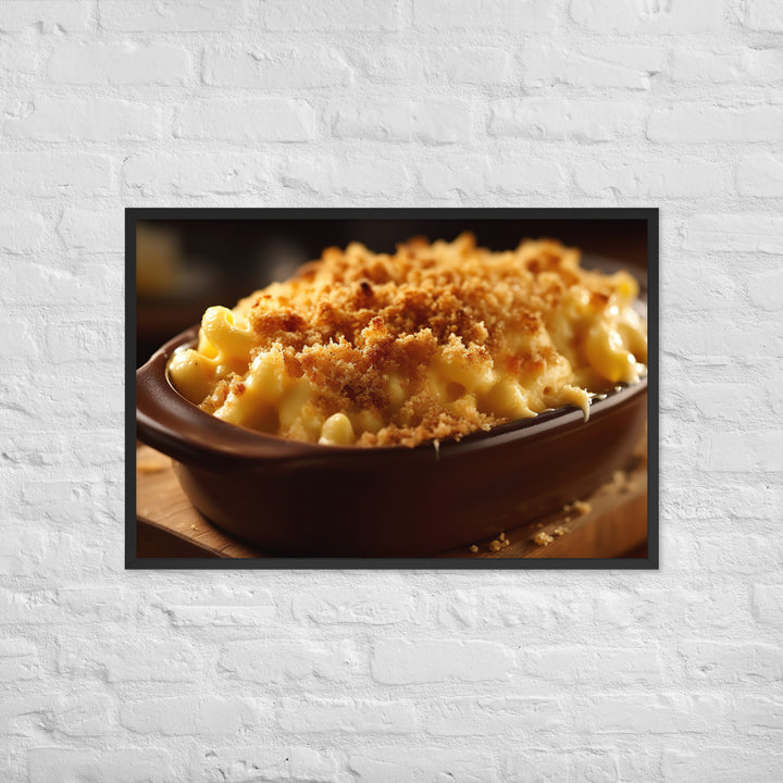 Macaroni and Cheese Framed poster 🤤 from Yumify.AI