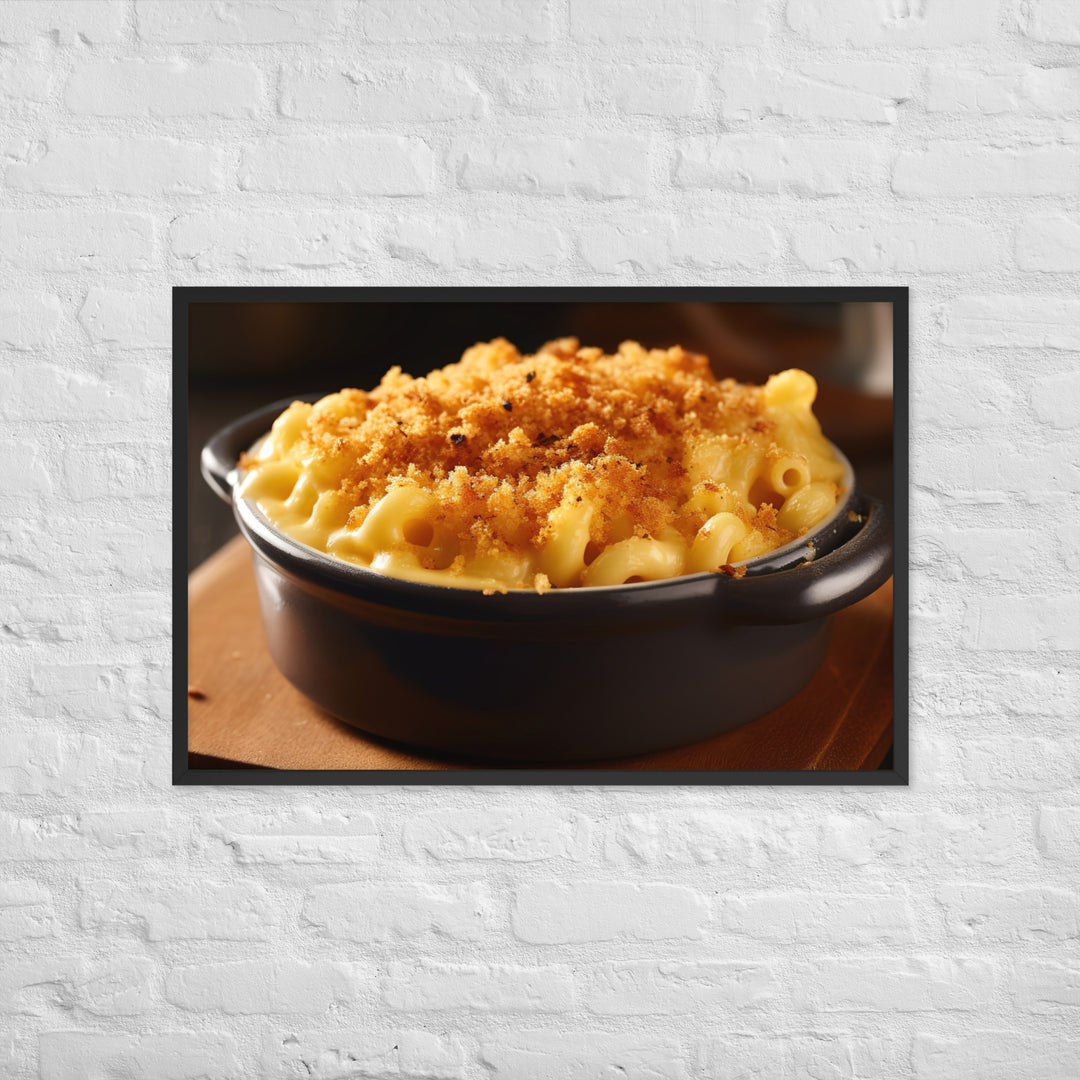 Macaroni and Cheese Framed poster 🤤 from Yumify.AI