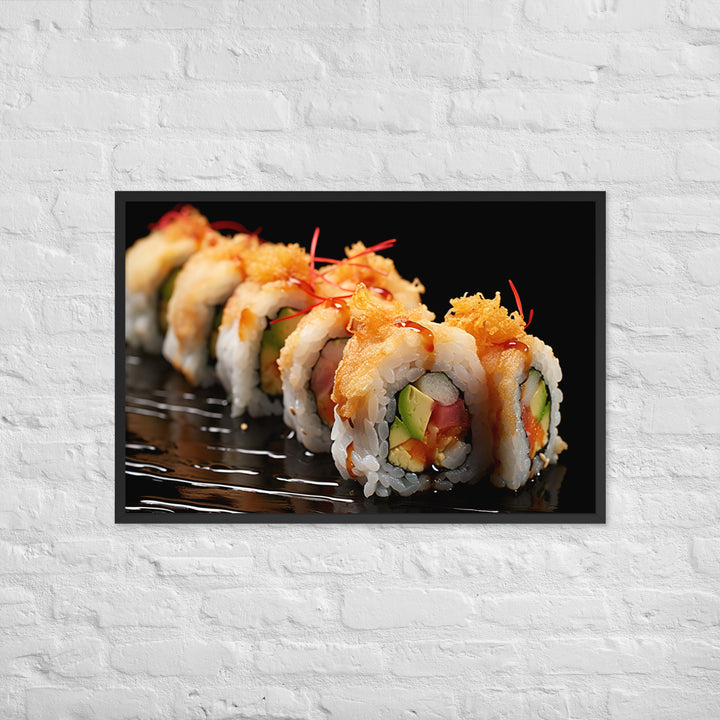 Tempura Roll Framed poster 🤤 from Yumify.AI