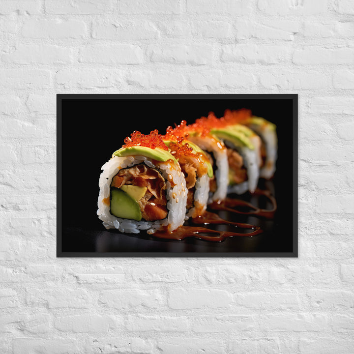 Spicy Tuna Roll Framed poster 🤤 from Yumify.AI