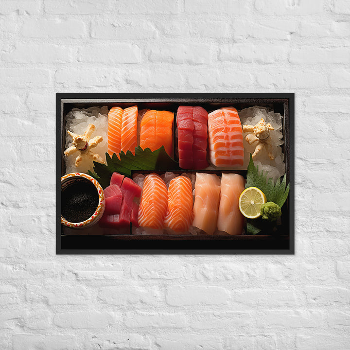 Sashimi Framed poster 🤤 from Yumify.AI