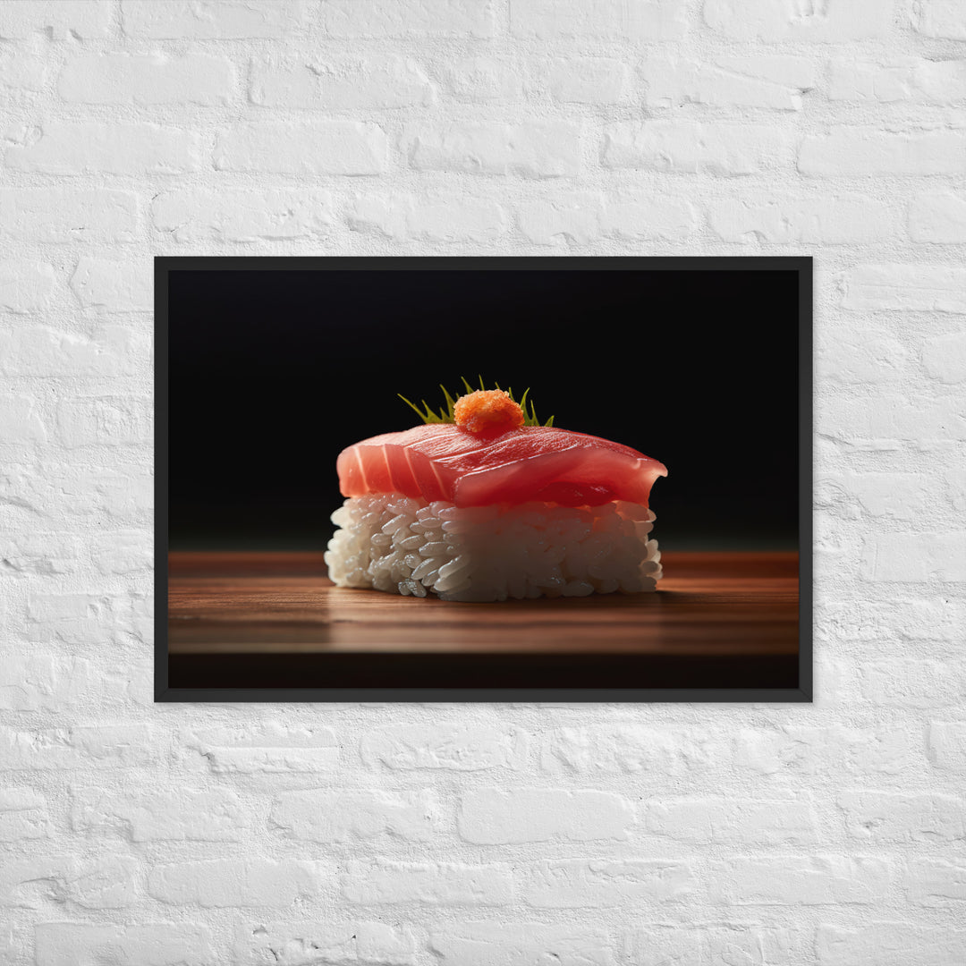 Nigiri Sushi Framed poster 🤤 from Yumify.AI