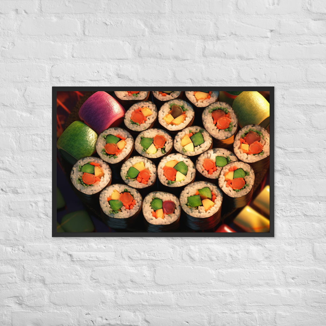 Maki Sushi Framed poster 🤤 from Yumify.AI