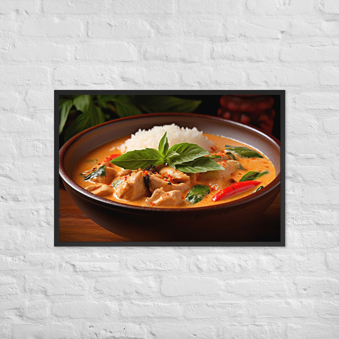 Thai Panang Curry Framed poster 🤤 from Yumify.AI