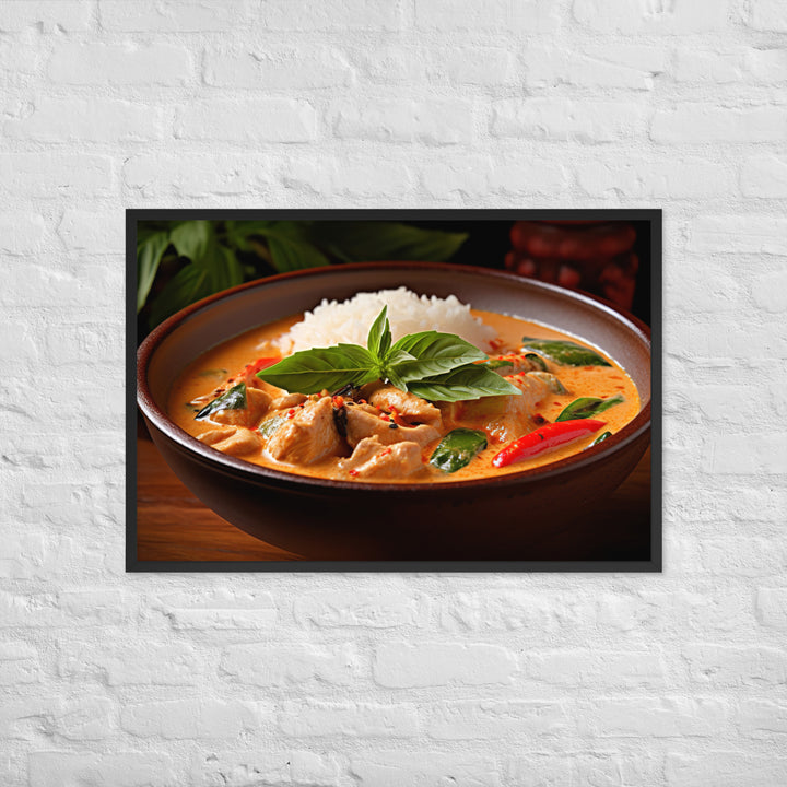 Thai Panang Curry Framed poster 🤤 from Yumify.AI