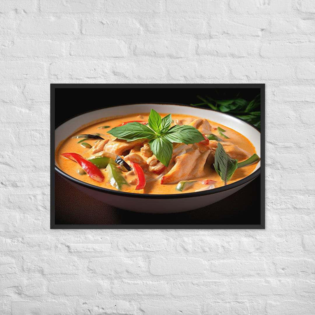Thai Panang Curry Framed poster 🤤 from Yumify.AI