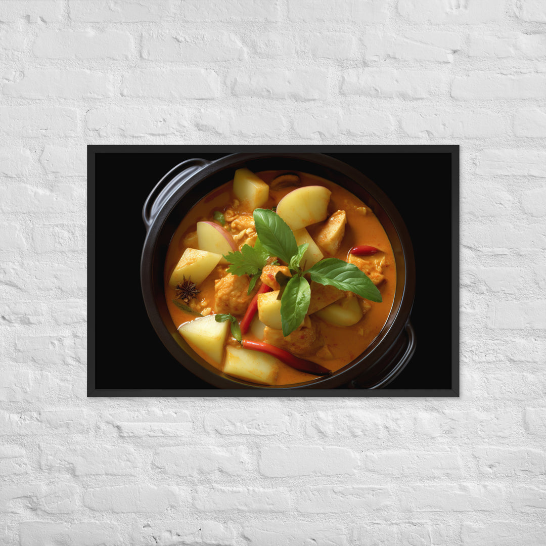 Massaman Curry Framed poster 🤤 from Yumify.AI