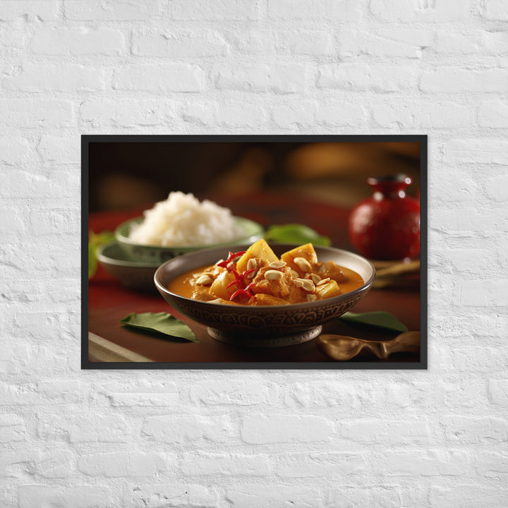 Massaman Curry Framed poster 🤤 from Yumify.AI