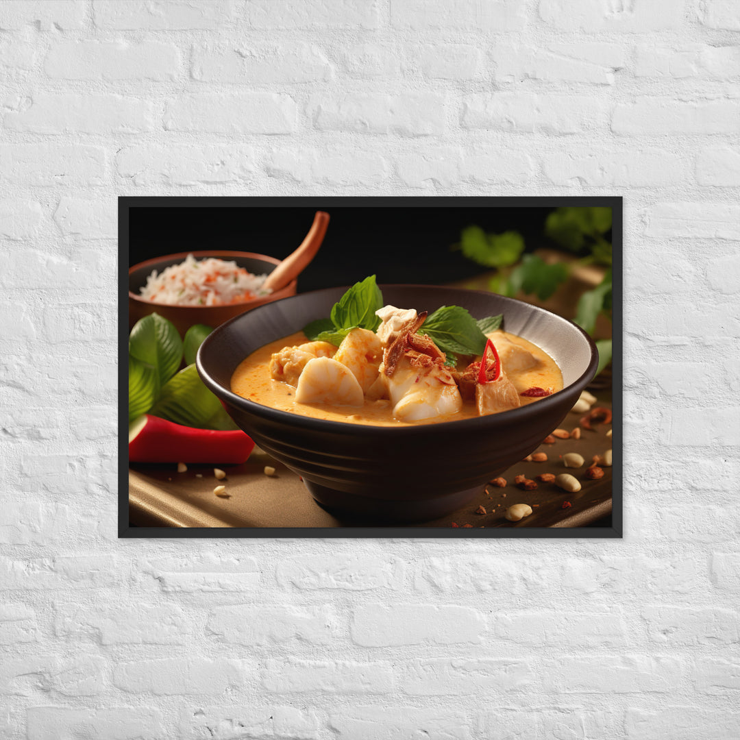 Massaman Curry Framed poster 🤤 from Yumify.AI