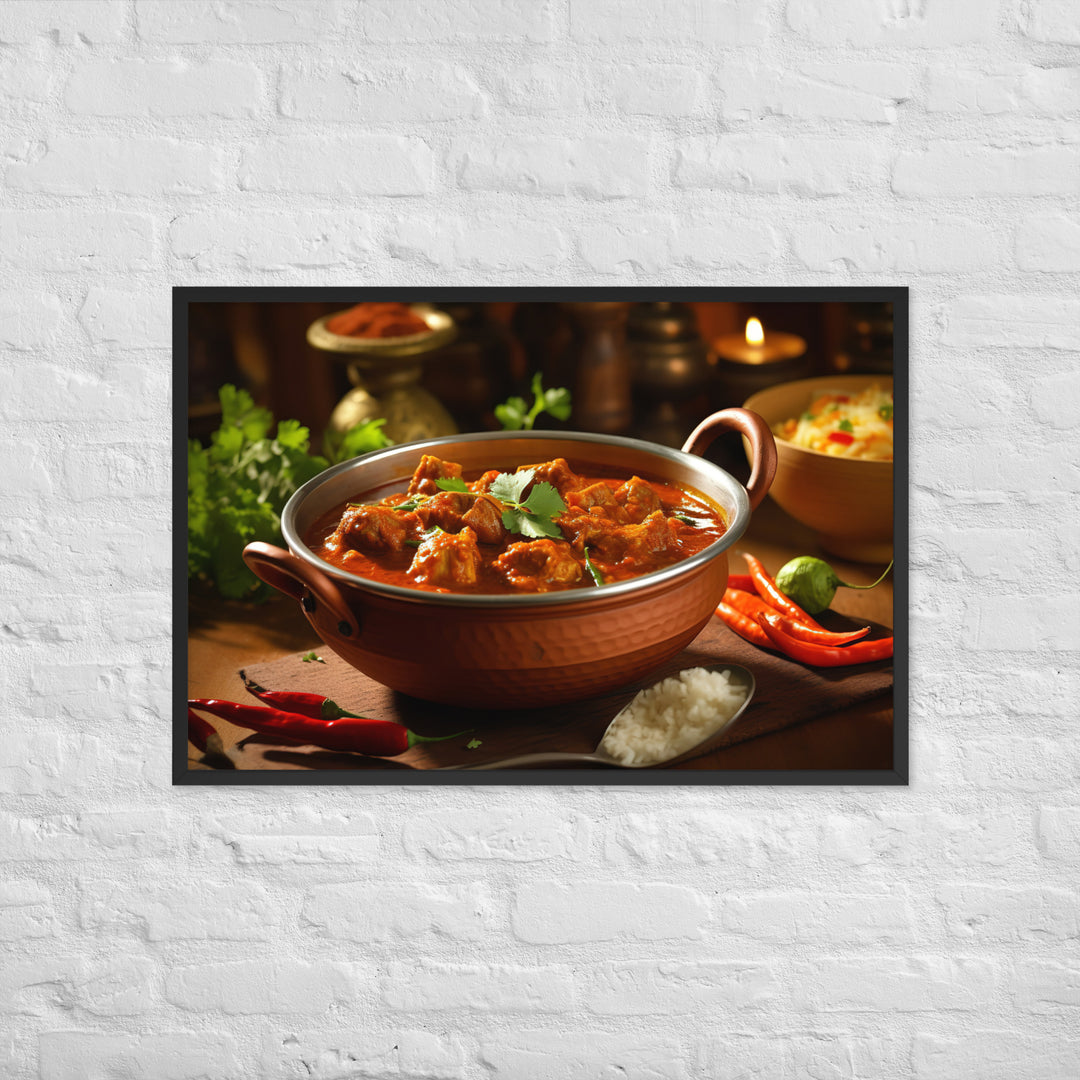 Indian Rogan Josh Curry Framed poster 🤤 from Yumify.AI