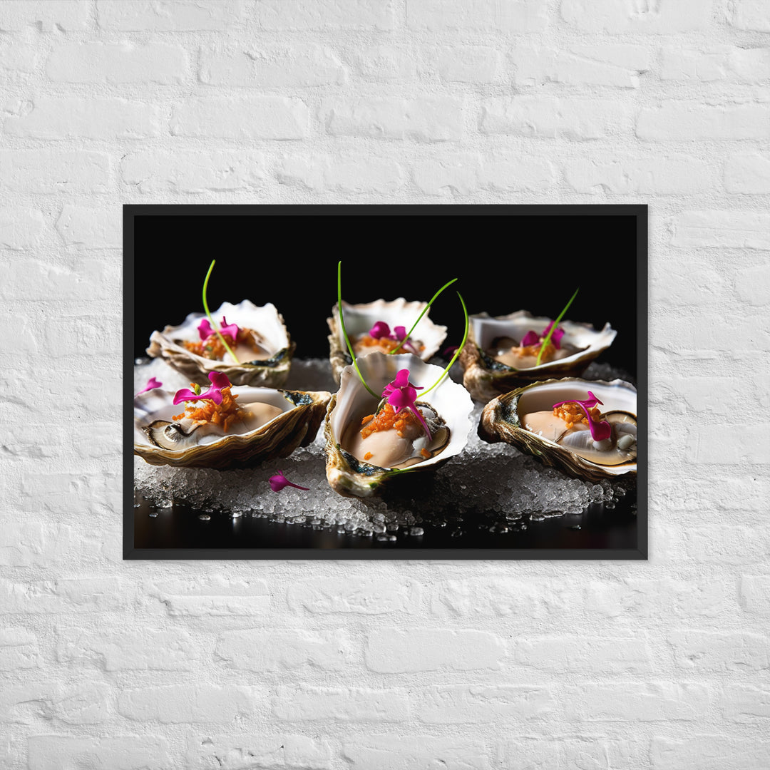 Coffin Bay Oyster Framed poster 🤤 from Yumify.AI