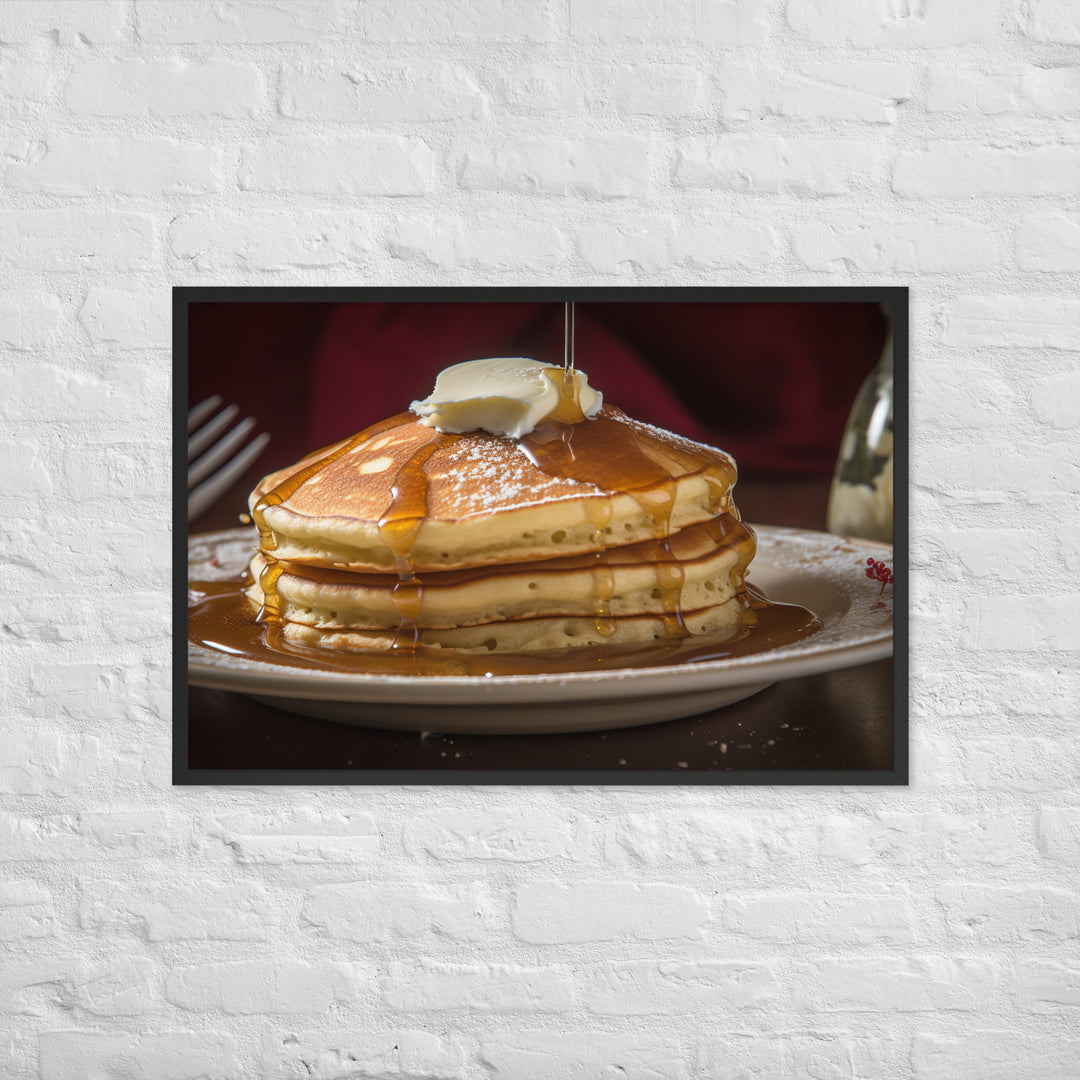 Buttermilk Pancakes Framed poster 🤤 from Yumify.AI