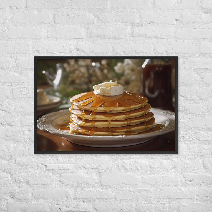 Buttermilk Pancakes Framed poster 🤤 from Yumify.AI