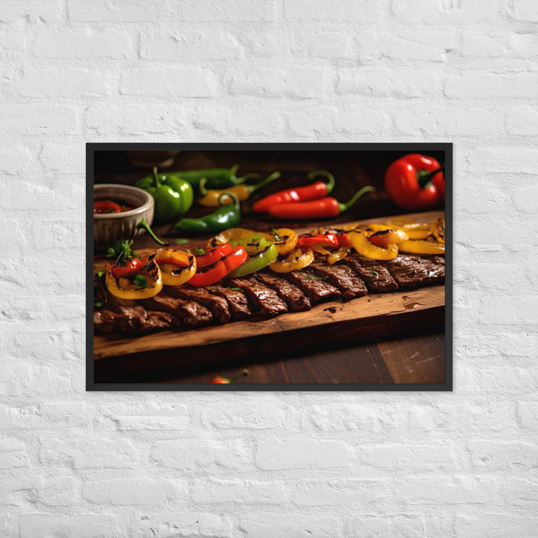 Skirt Steak Framed poster 🤤 from Yumify.AI