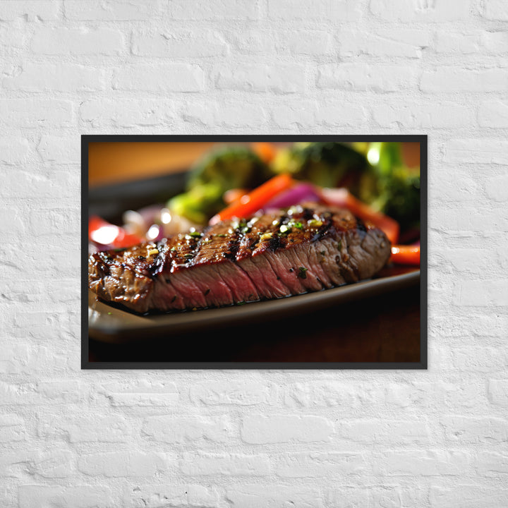 Sirloin Steak Framed poster 🤤 from Yumify.AI