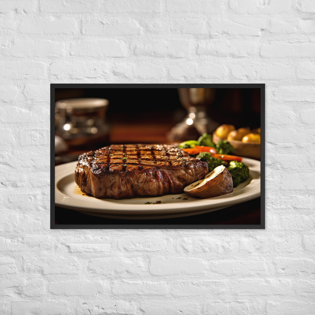 Ribeye Steak Framed poster 🤤 from Yumify.AI