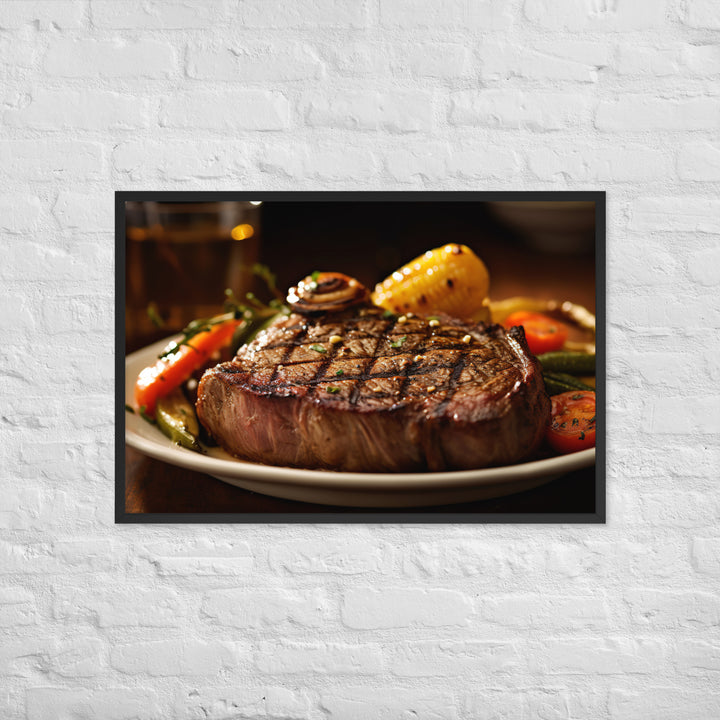 Ribeye Steak Framed poster 🤤 from Yumify.AI