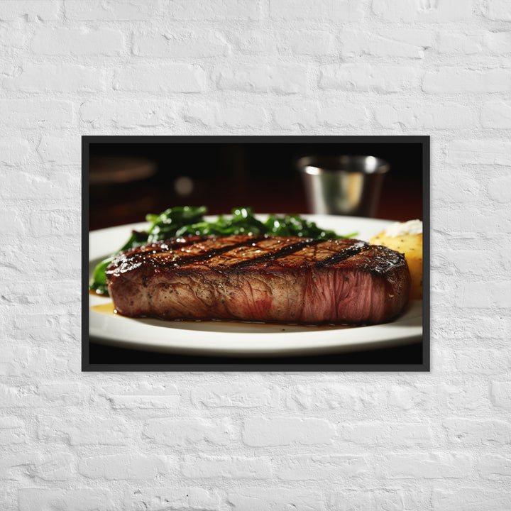 New York Strip Steak Framed poster 🤤 from Yumify.AI