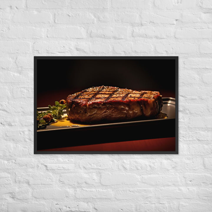 New York Strip Steak Framed poster 🤤 from Yumify.AI