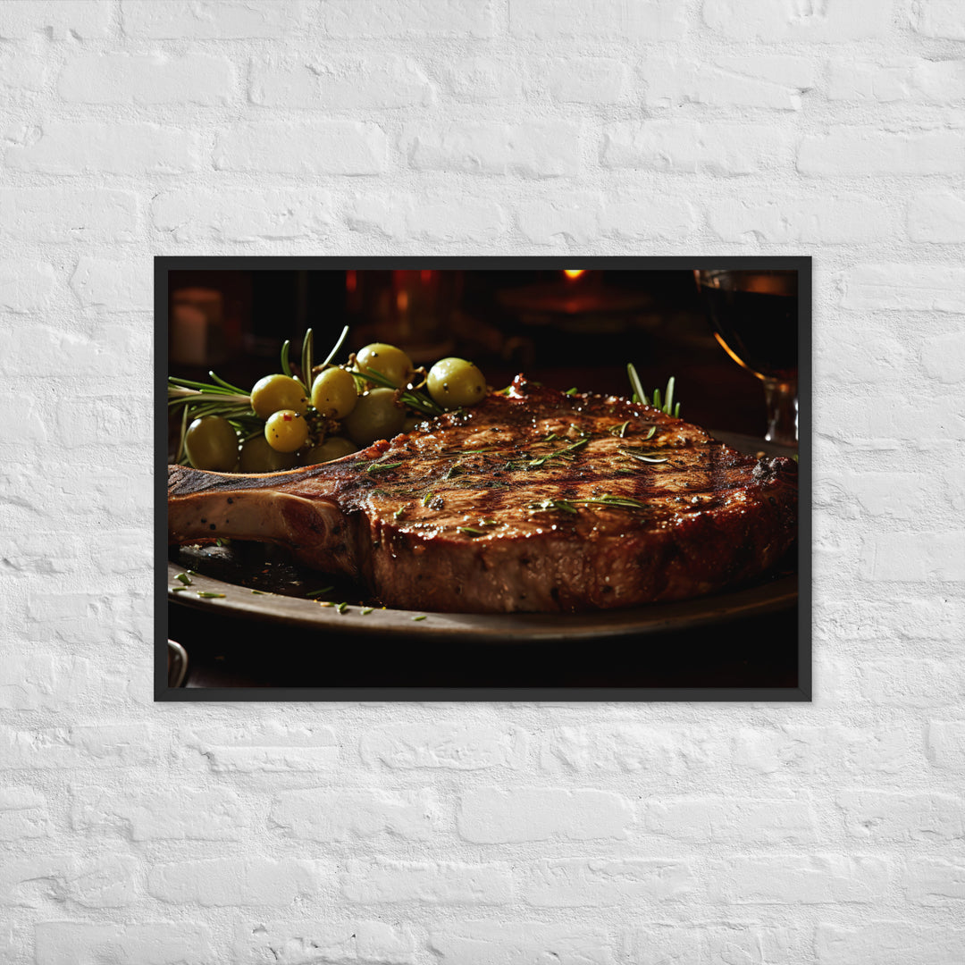 Italian Bistecca alla Fiorentina Framed poster 🤤 from Yumify.AI