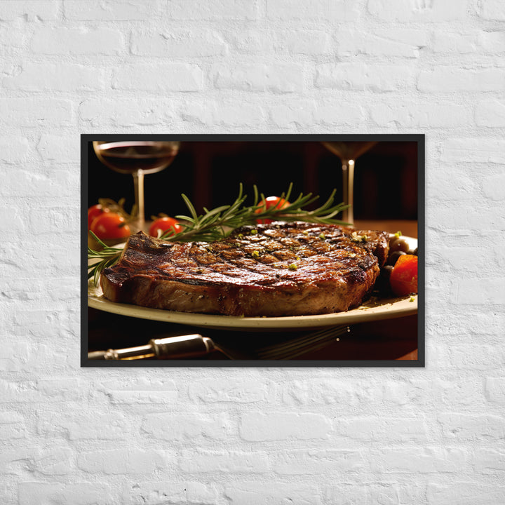 Italian Bistecca alla Fiorentina Framed poster 🤤 from Yumify.AI