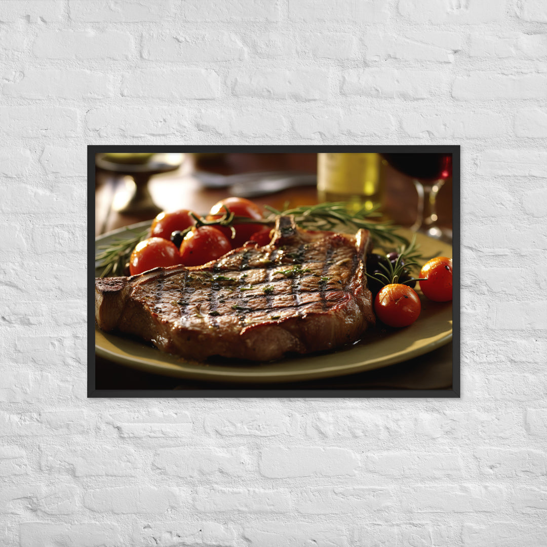 Italian Bistecca alla Fiorentina Framed poster 🤤 from Yumify.AI