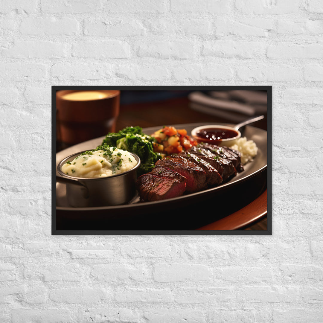 Hanger Steak Framed poster 🤤 from Yumify.AI