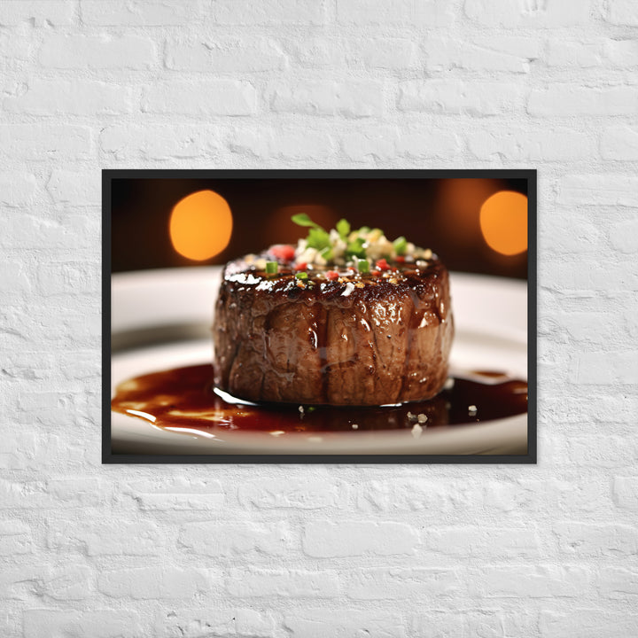 Filet Mignon Framed poster 🤤 from Yumify.AI