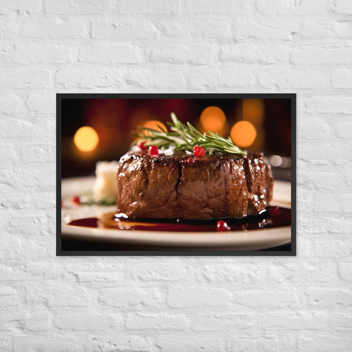 Filet Mignon Framed poster 🤤 from Yumify.AI