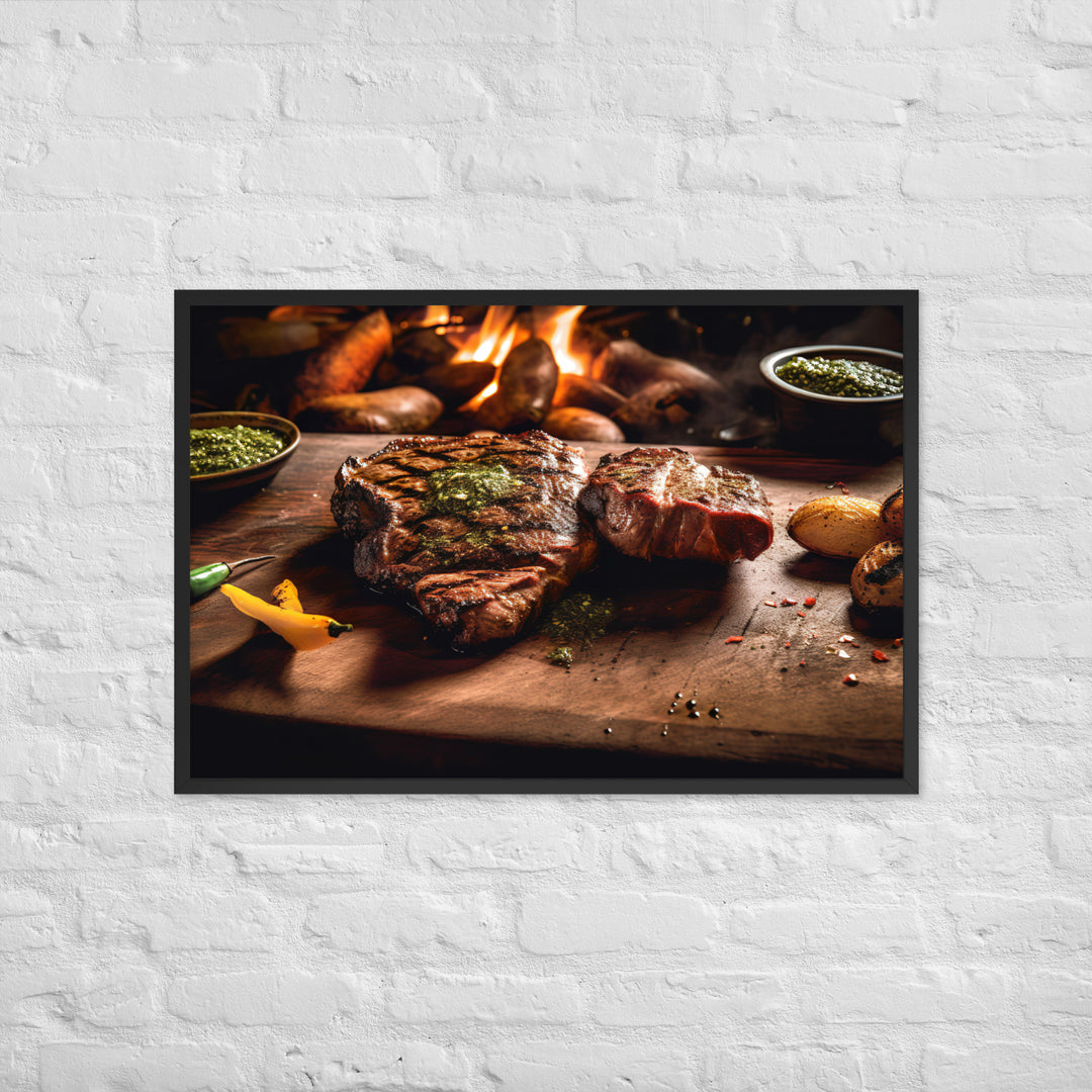 Argentinean Asado Framed poster 🤤 from Yumify.AI