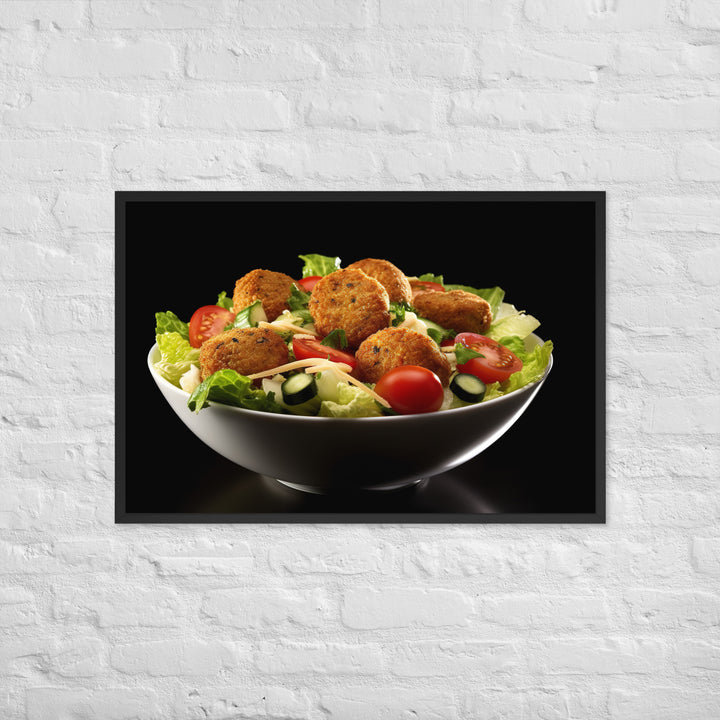 Falafel Salad Framed poster 🤤 from Yumify.AI